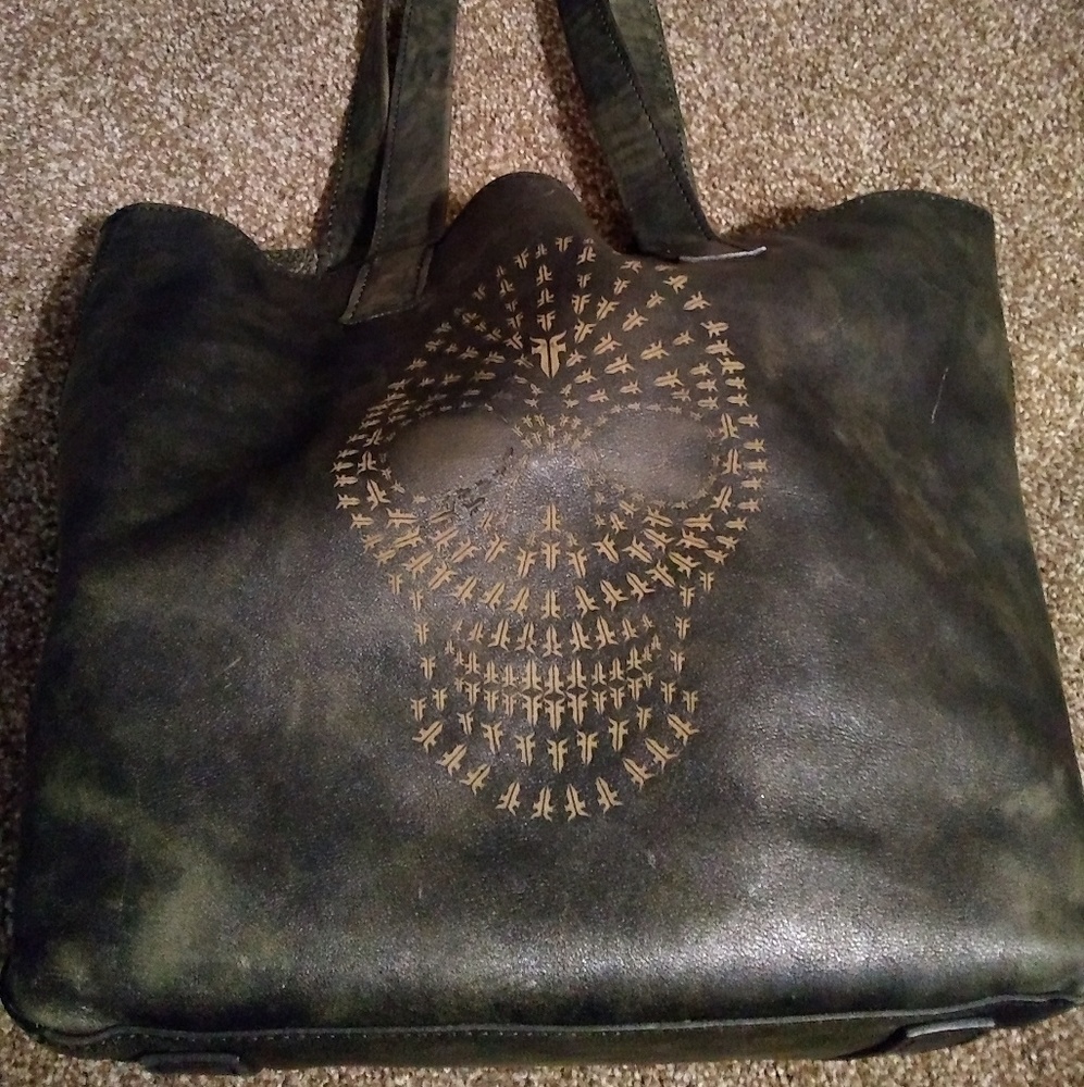 Frye Brand Skull Tote